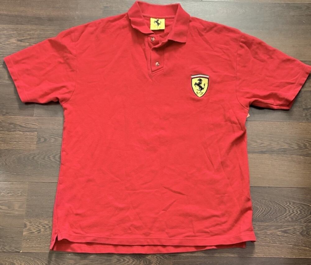 Vintage Ferrari polo T-shirts 1996 Men’s Size L